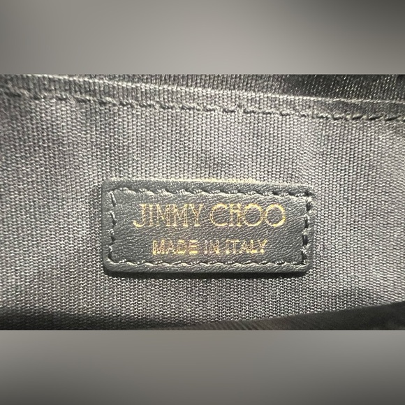 Jimmy Choo star studded denim clutch, EUC - Picture 6 of 7